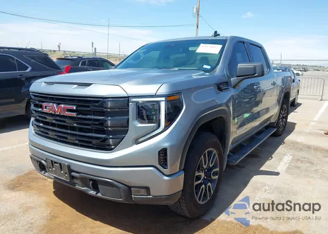 2025 GMC Sierra 4Wd Short Box Elevation With 3Sb from USA, damaged, VIN 1GTUUCED1SZ230261